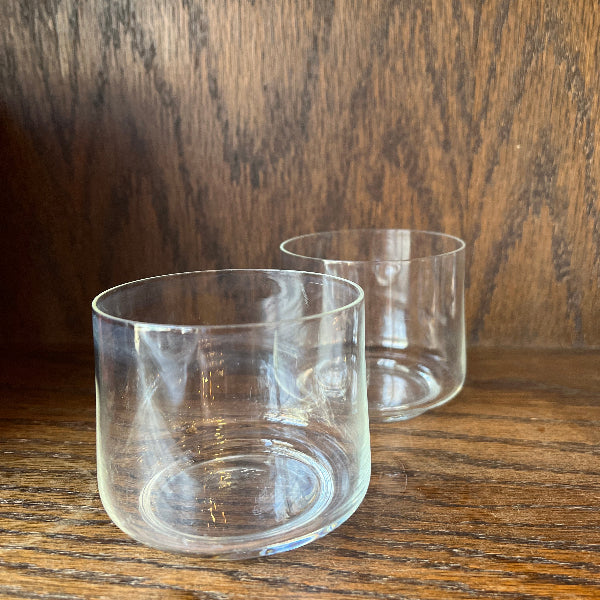 Vintage low ball glasses - set of 2
