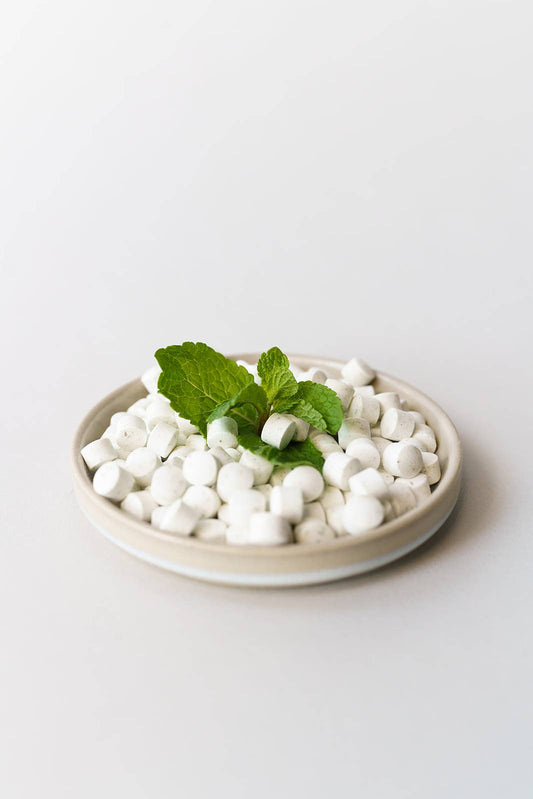 Bulk Toothpaste Tablets (Pre-Filled Container 1 oz glass jar = 60 tablets)