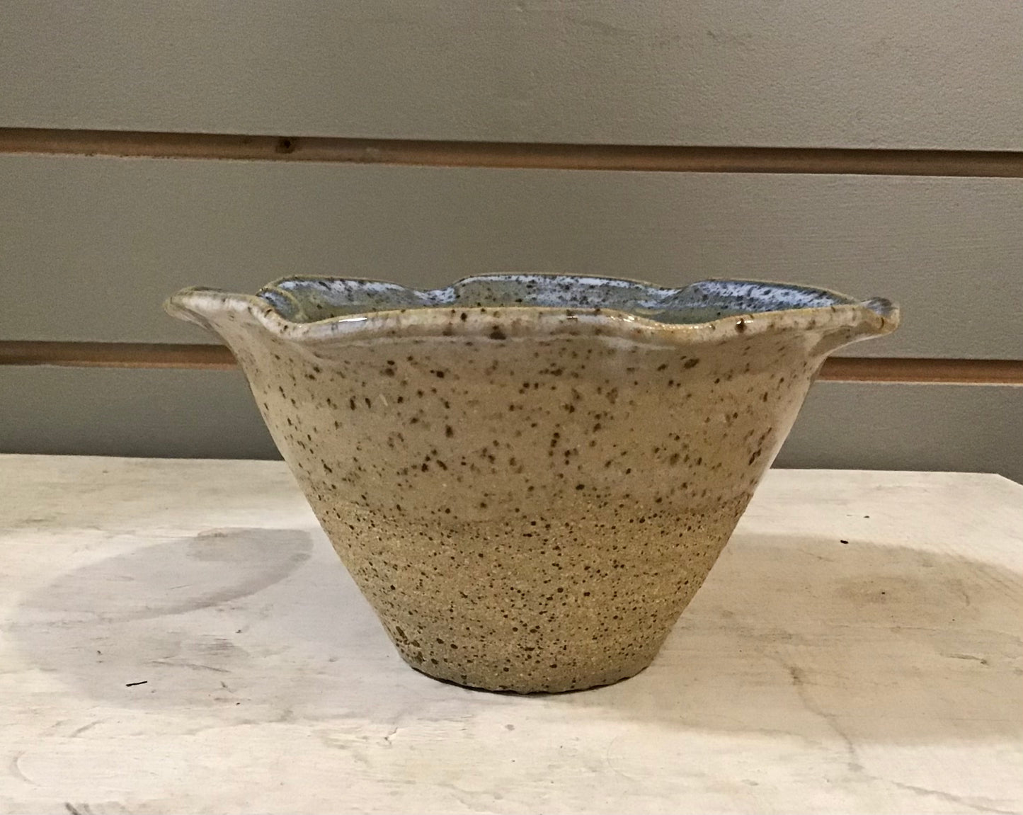 Blue Ceramic Bowl | Great for Ice Cream