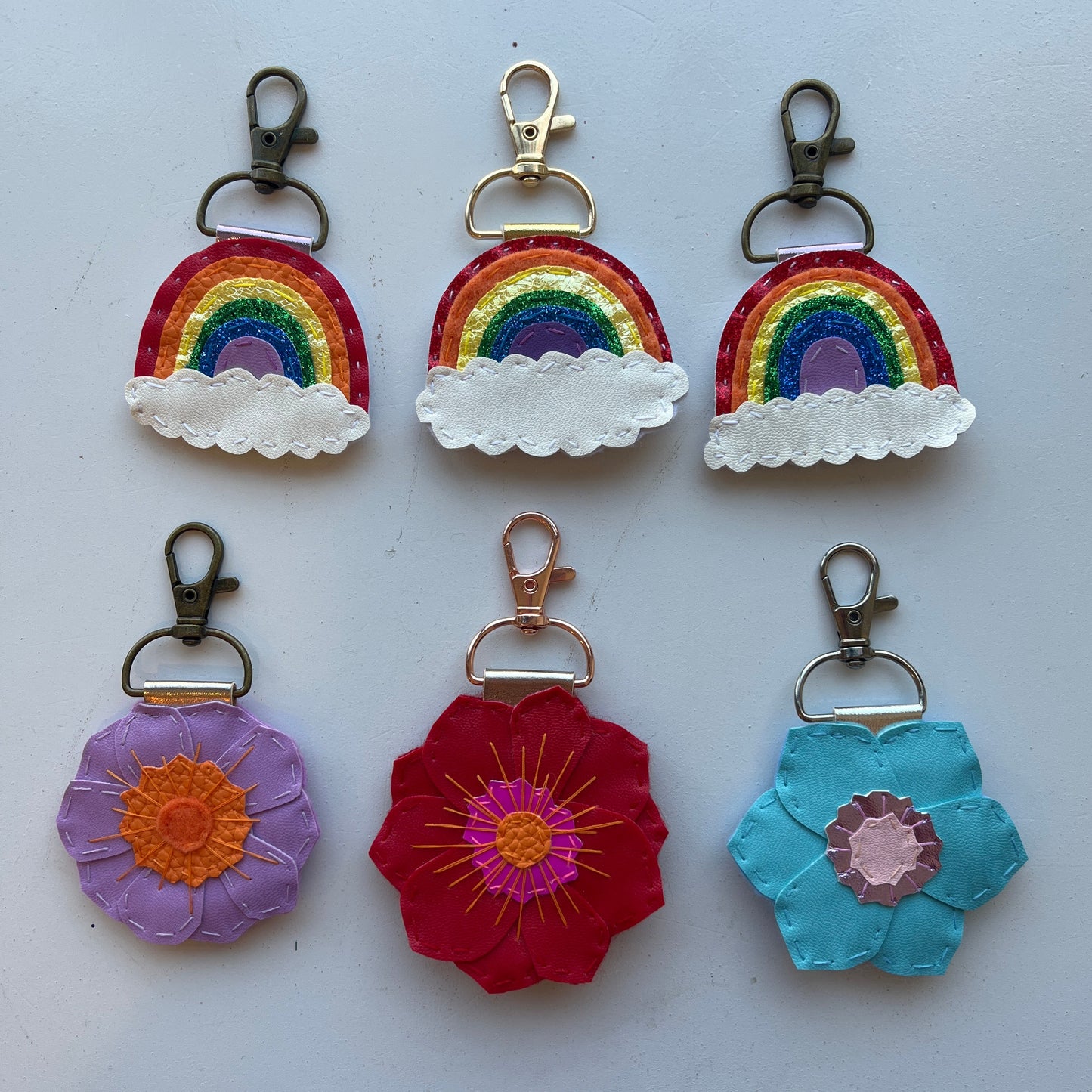 Hand-Stitched Keychains