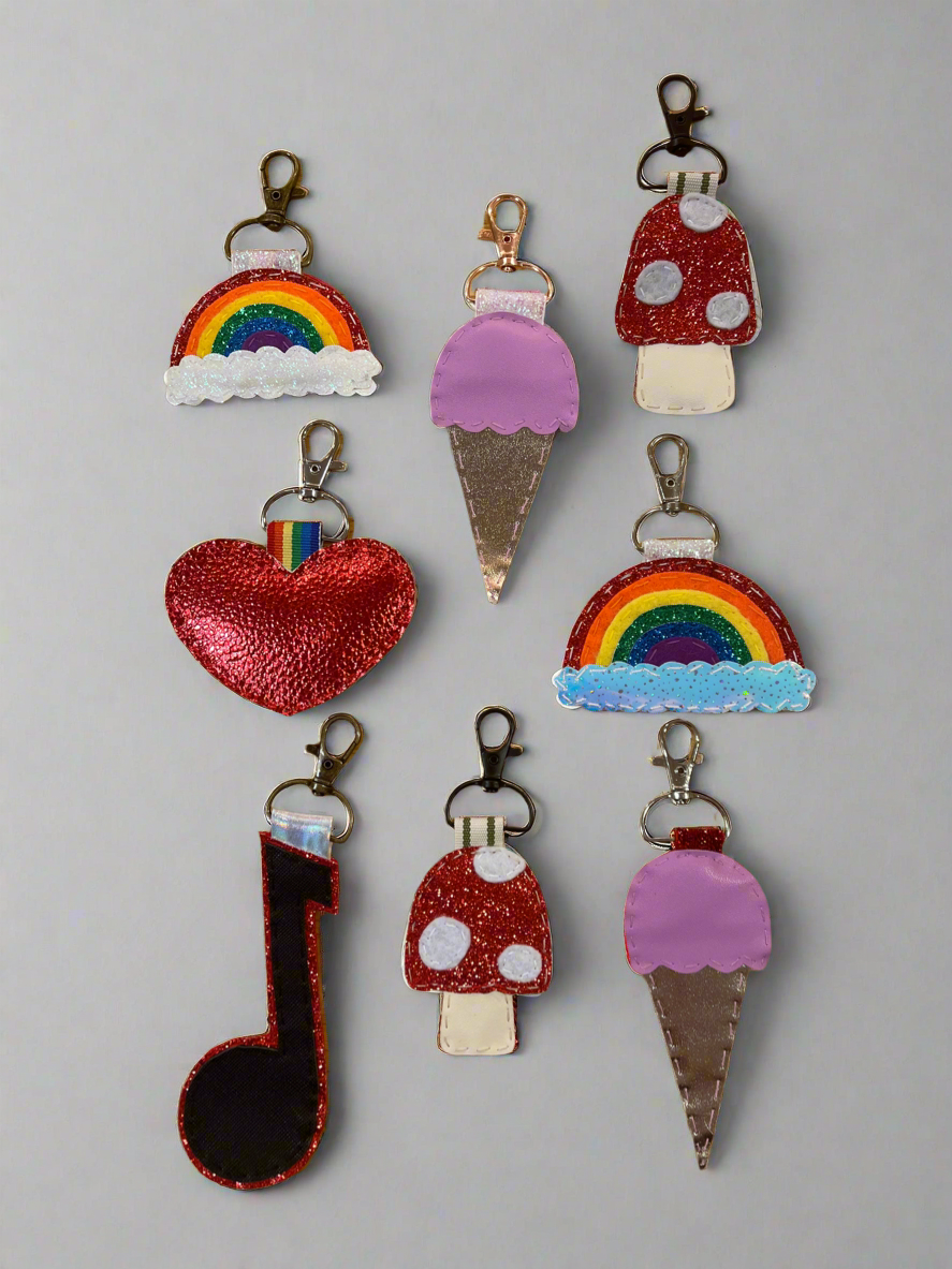 Hand-Stitched Keychains