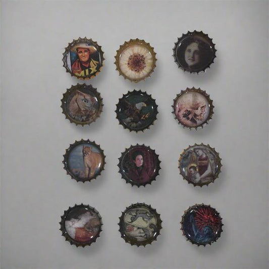 Bottlecap Magnets (Vintage & Upcycled)