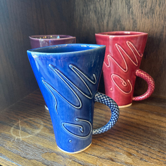 Vintage Mugs - signed Levy 1982