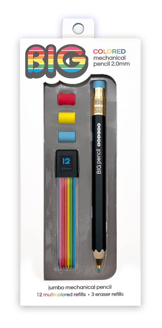 BIG COLORED Mechanical Pencil Set