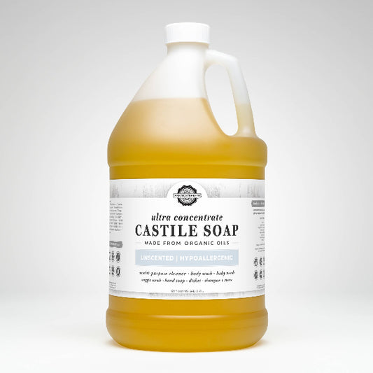 Organic Castile Soap - Concentrated | Thick & Long Lasting