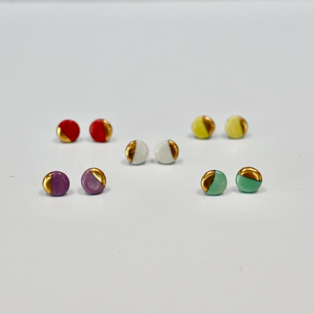 Porcelain Stud Earrings
