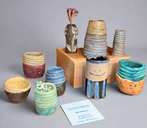 Colorful Coil Pots