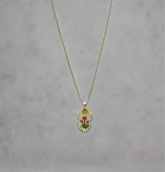 Flower Charm Necklace