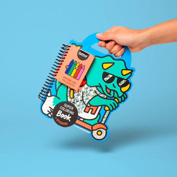 Super Coloring & Sticker Book