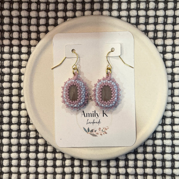 Beaded Earrings (Handmade)