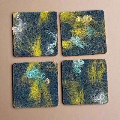 Felted Coasters (Set of 4)