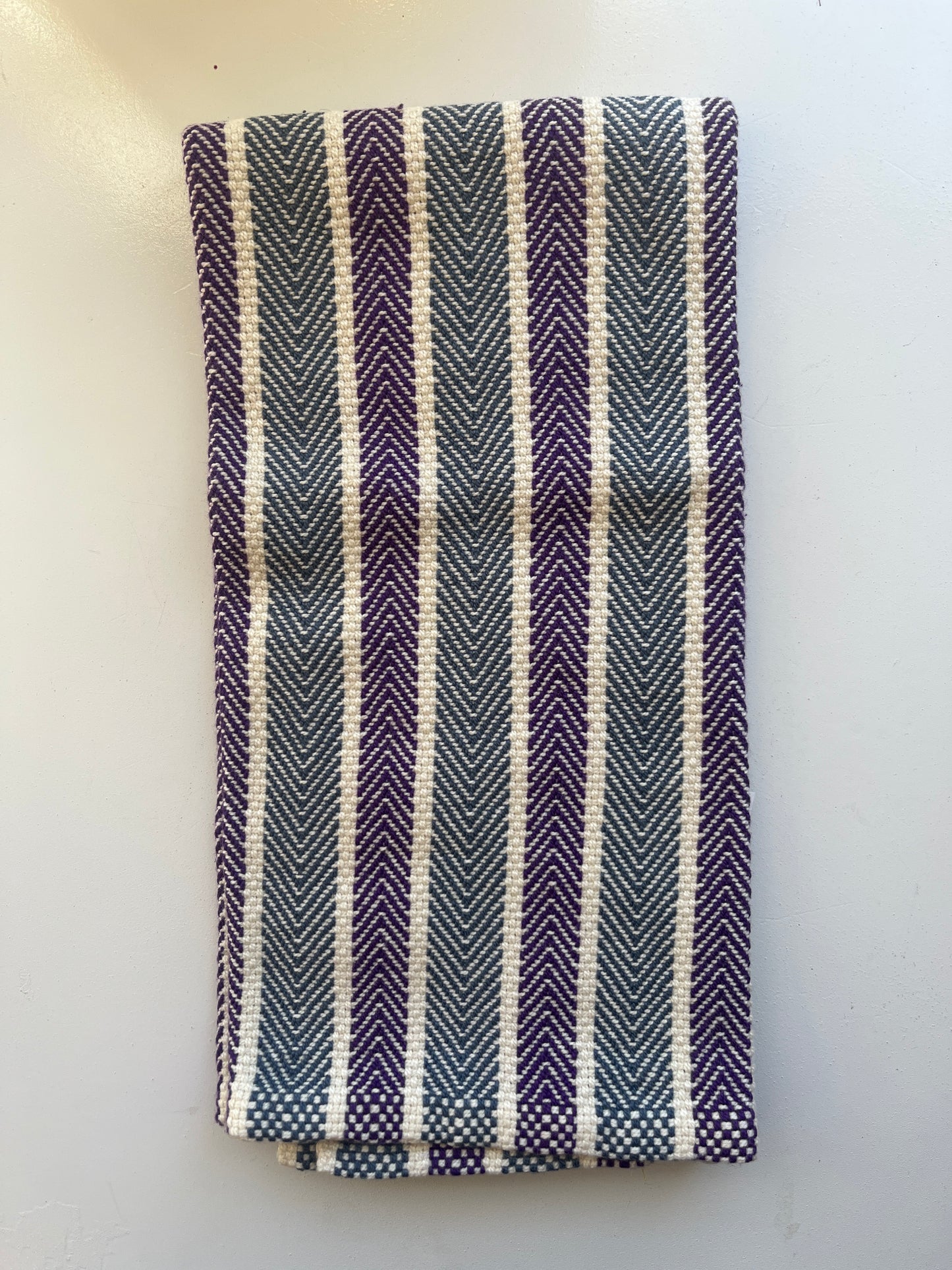 Tea Towel (hand dyed and handwoven)