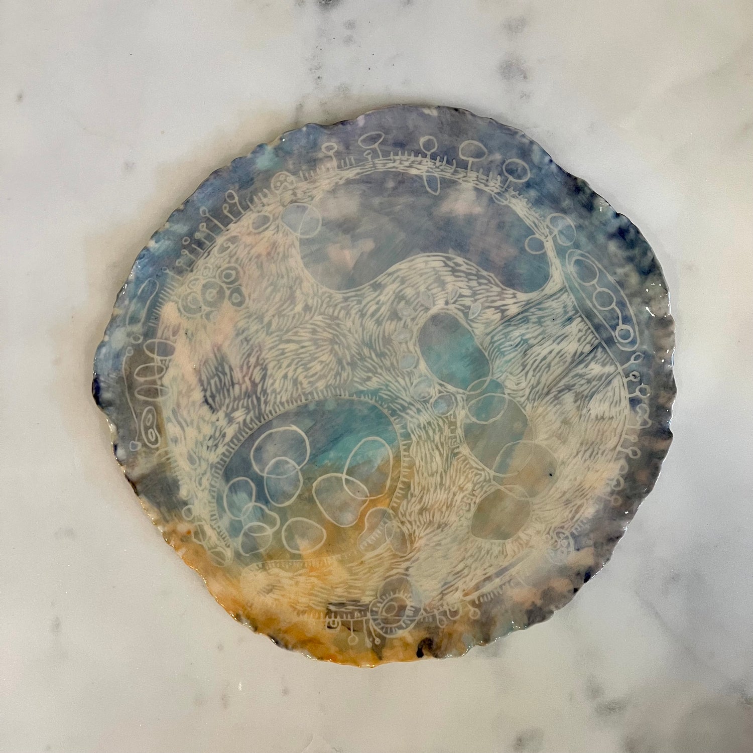 Pastel Porcelain - large circle