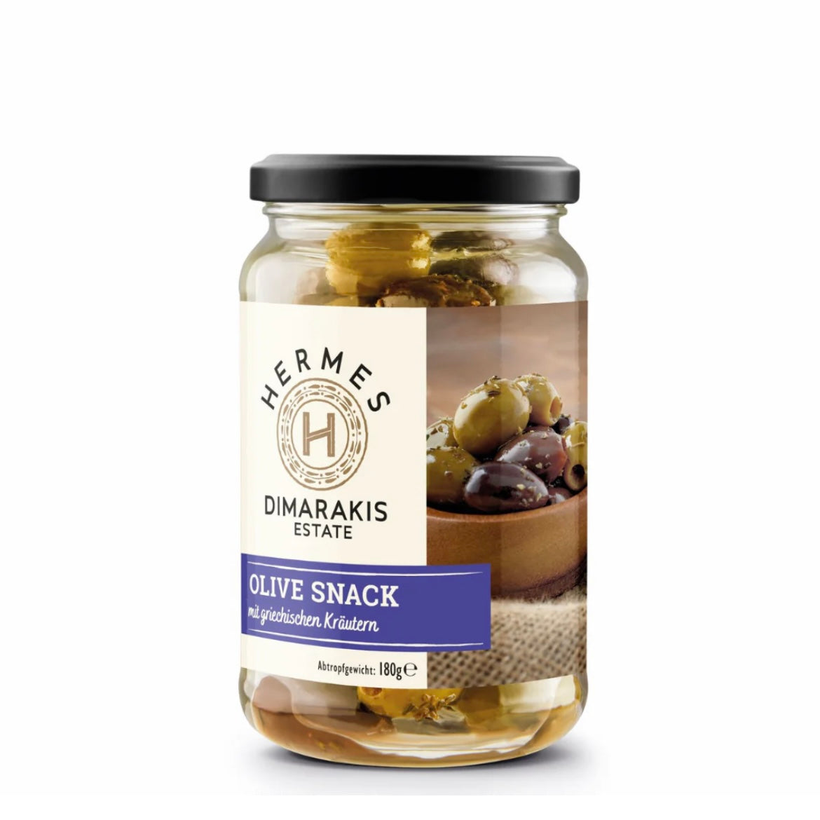 Organic Olive Snack with Greek Herbs