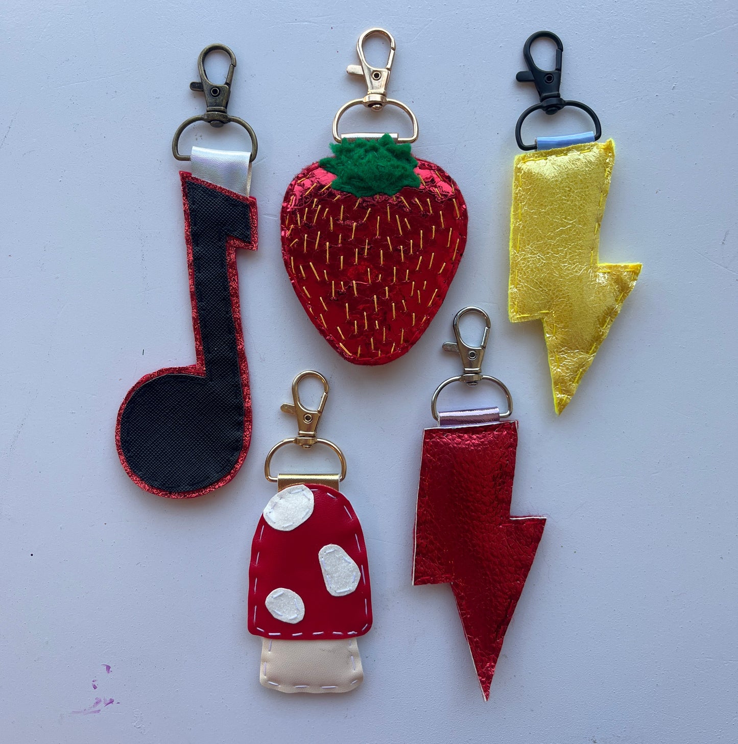 Hand-Stitched Keychains