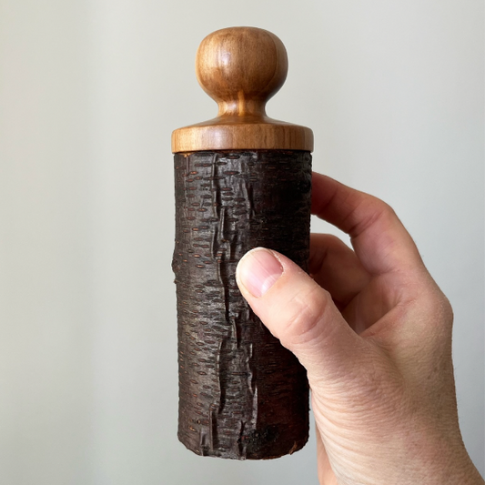 Wooden Apothecary Jar