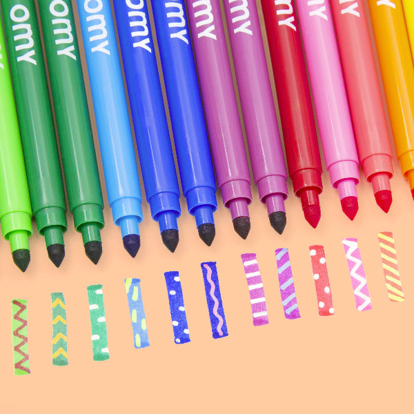 Magic | Ultra-Washable Markers (Set of 16 - double tipped)