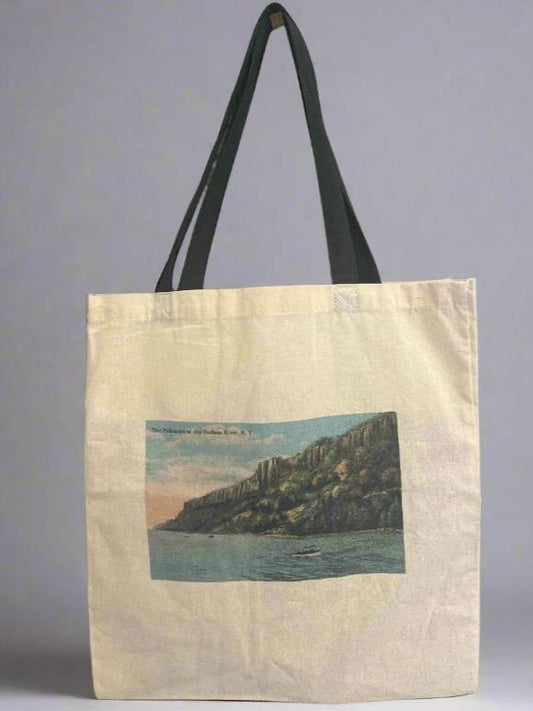 Tote bag w/ Vintage Postcard Screenprint