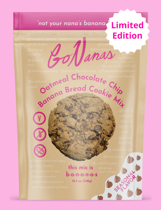 Oatmeal Chocolate Chip Banana Bread Cookie Mix
