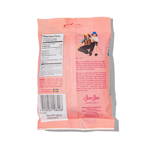Sweet Wild Strawberry Fish | Swedish Candy