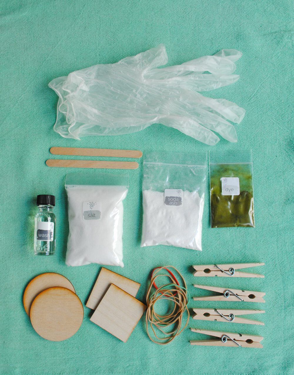 Shibori Dyeing Kit (Sea Glass)