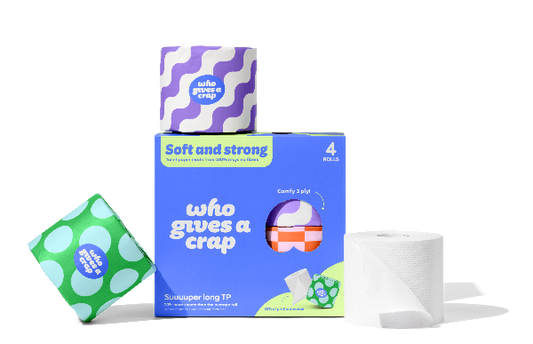 Toilet Paper (100% Recycled Paper) - 4 Pack