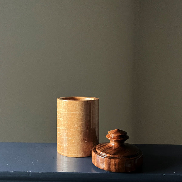 Wooden Apothecary Jar