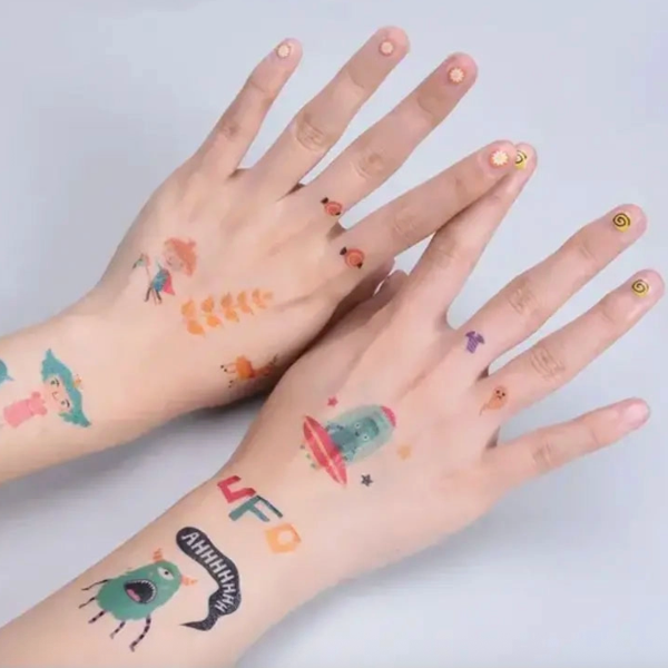 Washable Tattoos - Monsters & Robots
