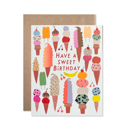 Happy Birthday Sweet Ice Cream