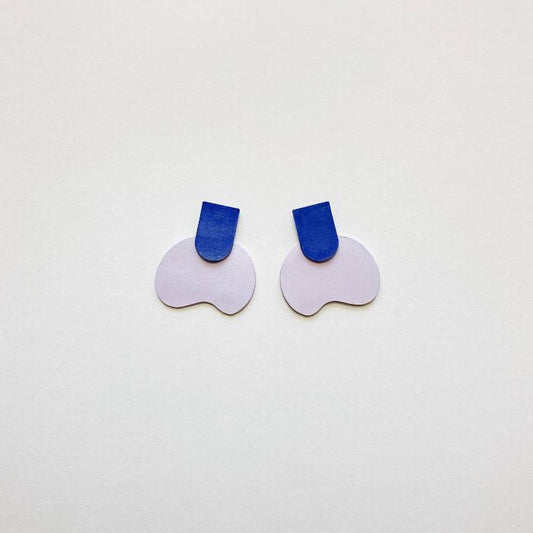Jade Earrings - Lilac & Blue