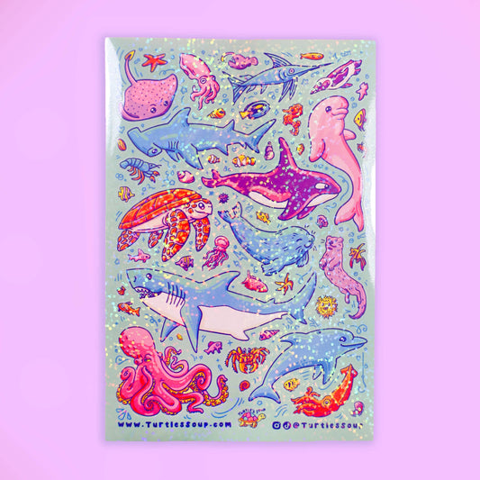 Aquarium Sticker Sheet