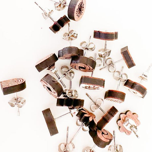 Wood Earrings
