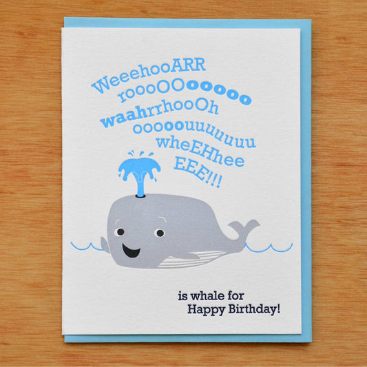 Whale For Happy Birthday