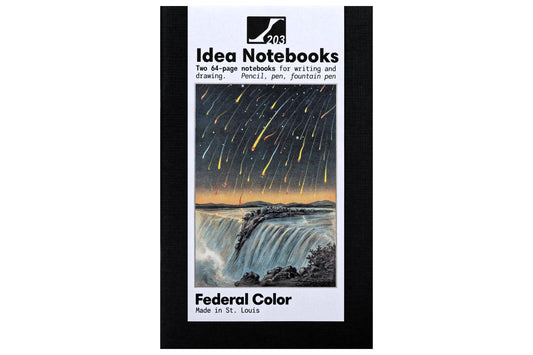 #203 Idea Notebooks, Set of Two, Black/Cream