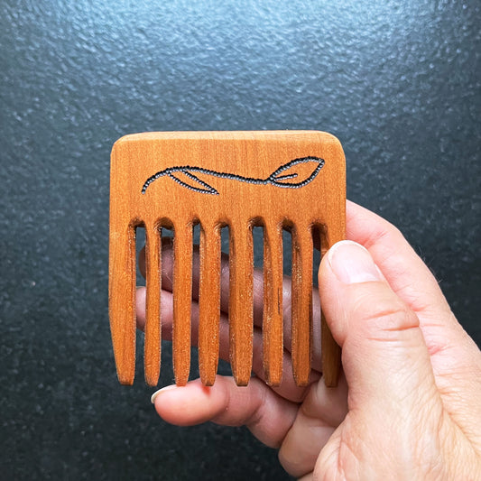 Hair Comb (Cherry)