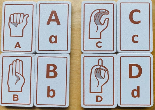 Alphabet Tiles Sign Language