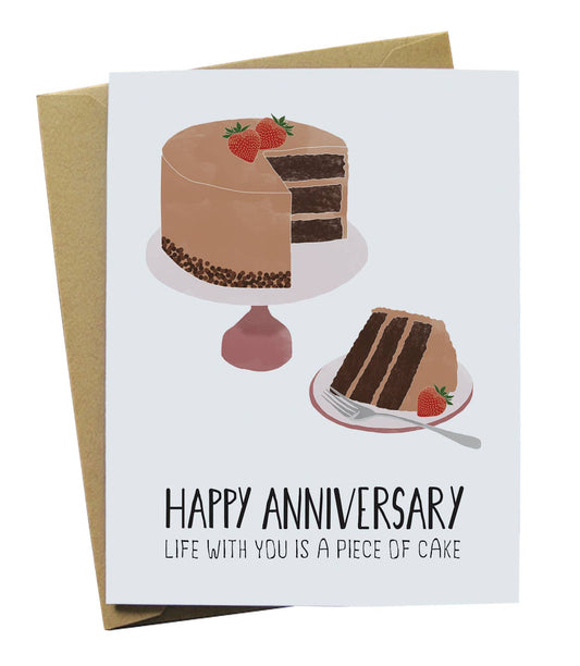 Cake Anniversary Card