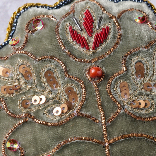 Modern Victorian Embroidered Ornament