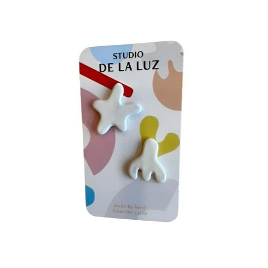 Sploot Ceramic Earrings (Mini)