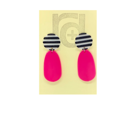 Yikes Stripes! 3D Printed Earrings