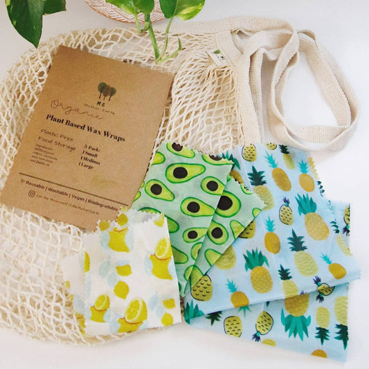 Plant Based Wax Wraps | Vegan | Eco-Friendly