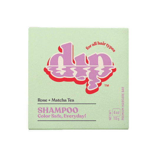 Dip Shampoo Bar: Color Safe, Everyday - Rose & Matcha Tea
