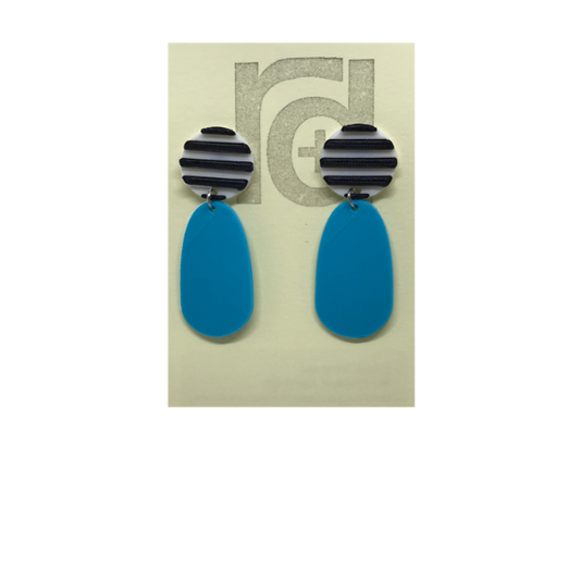 Yikes Stripes! 3D Printed Earrings