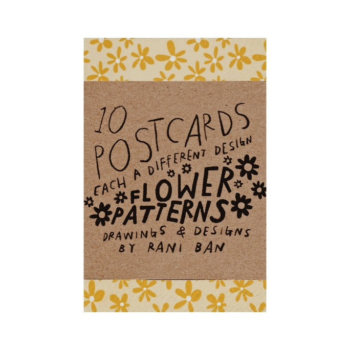 Flower Patterns Postcard 10-Pack