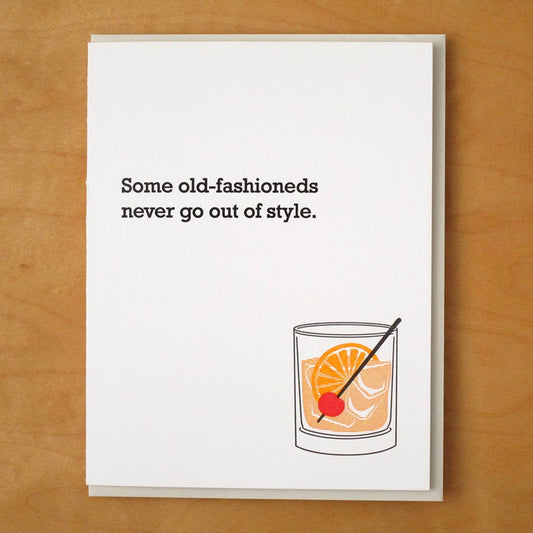 Some Old-Fashioneds Never Go Out of Style