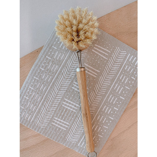 CASA AGAVE Long Handle Dish Brush with Replaceable Head