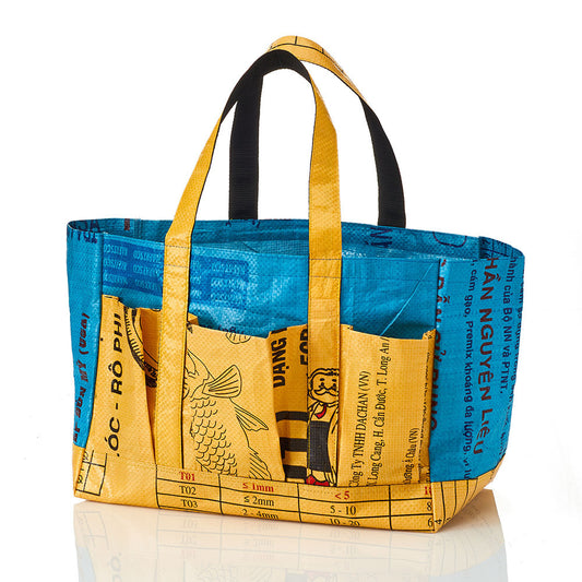 Recycled Feedbag Garden Tote
