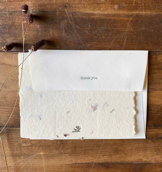 Handmade thank you cards (Set of 6)