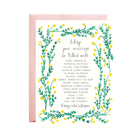 Laughter and Bubbly - Greeting Card