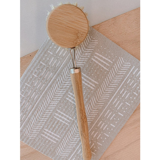 Long Handle Dish Brush with Replaceable Head